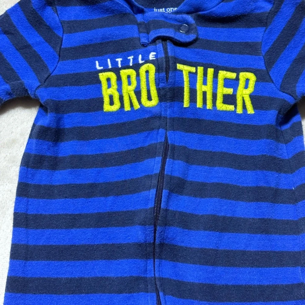 Carter's | Little Brother Baby Footie Pajamas | 9M